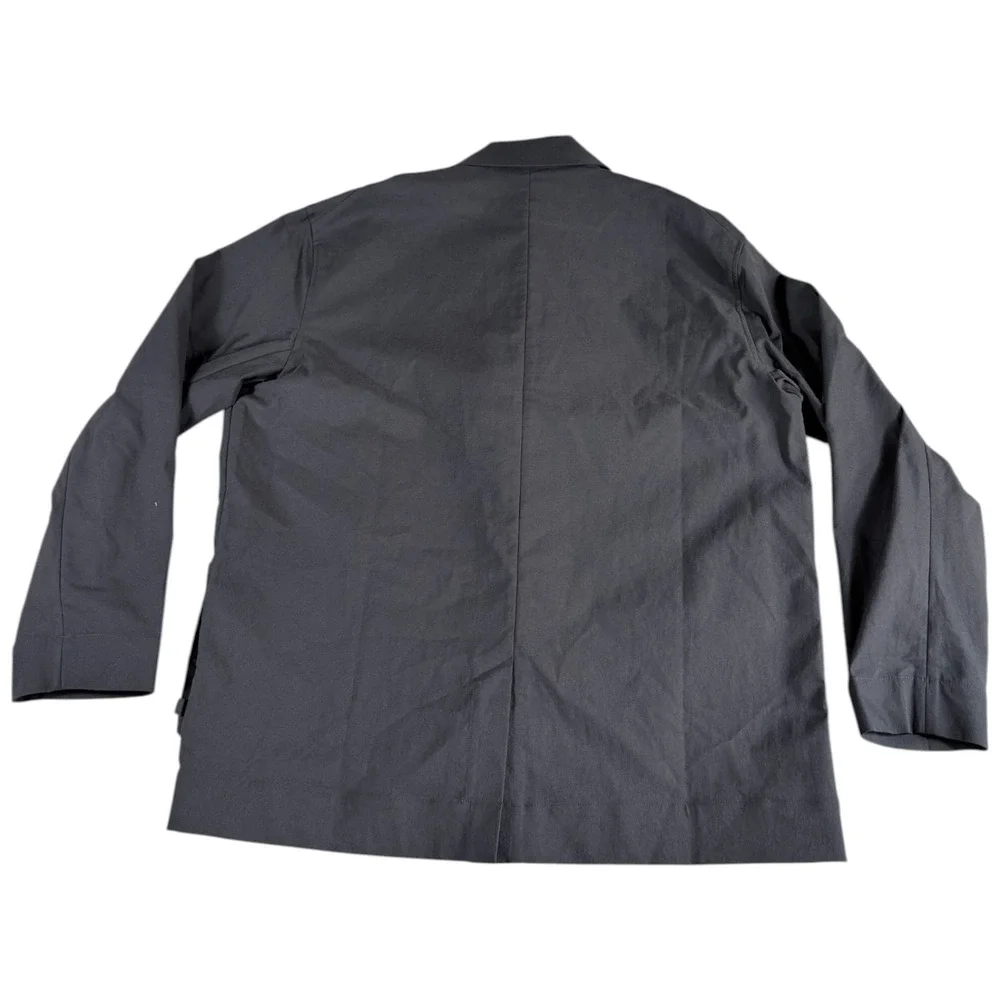 Lululemon New Venture Blazer Jacket Mens L Black Premium Lightweight Notch Lapel
